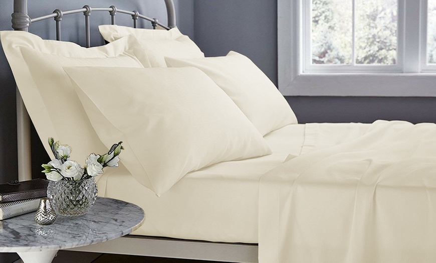 Image 3: 400TC Egyptian Cotton Fitted Sheet