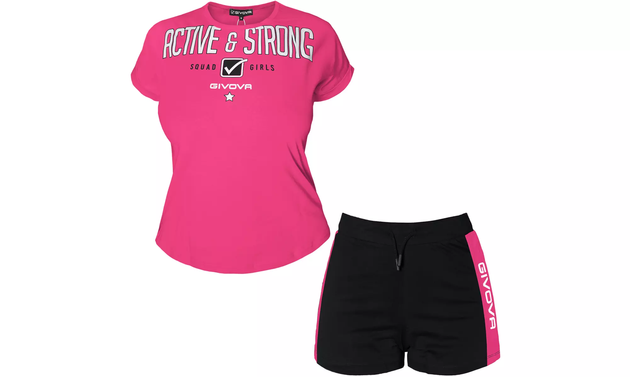 Completo sportivo da donna Givova in 100% cotone