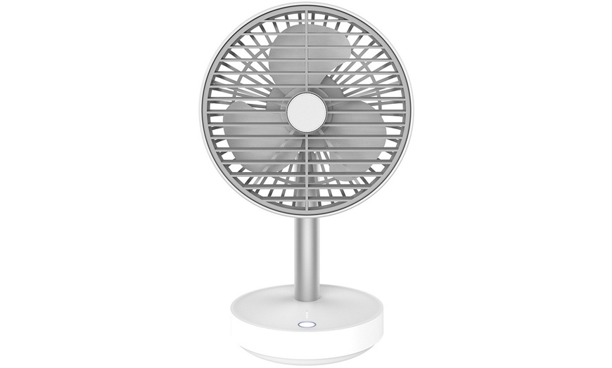 Image 9: Mini Fan with Wireless Charger