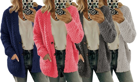 Gilet femme en moumoute