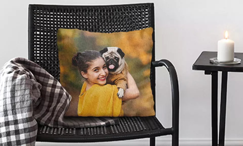 Personalisiertes Fotokissen