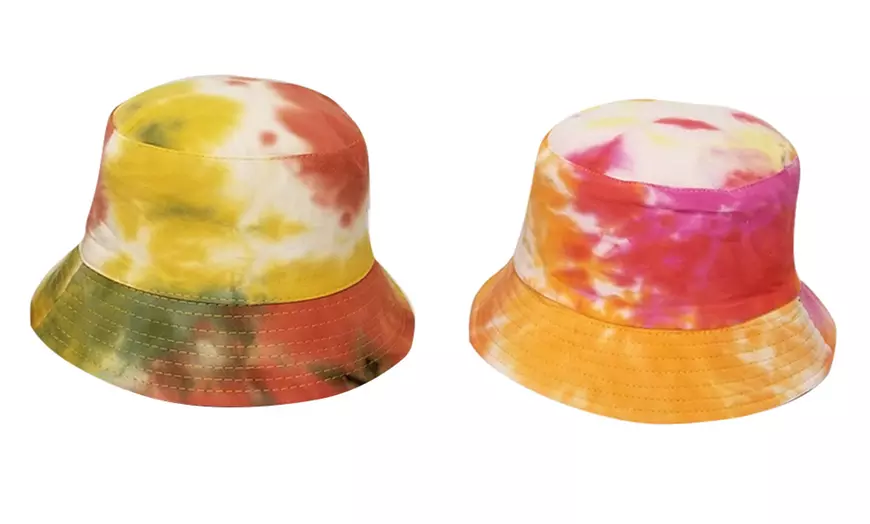 Image 6: Tie-Dye Reversible Bucket Hat