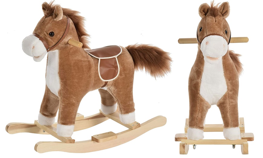 Image 2: Kids' Horse Rocking Chair