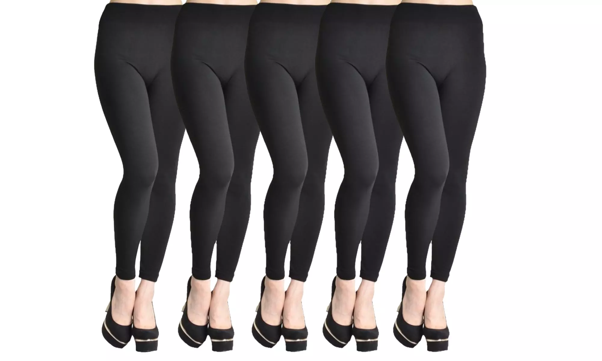 Women's Slimming Leggings (5-Pack) - Second Medium