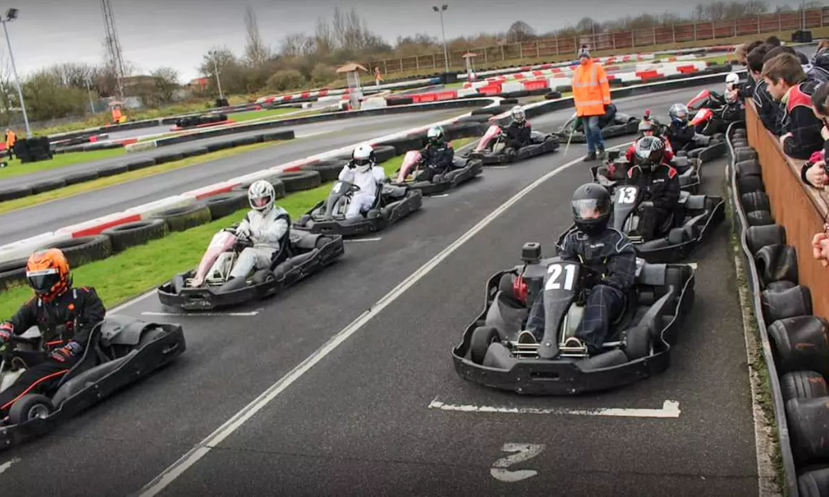 30-Minute Go-Karting Session for Up to Four at Hull Karting - Primary Image
