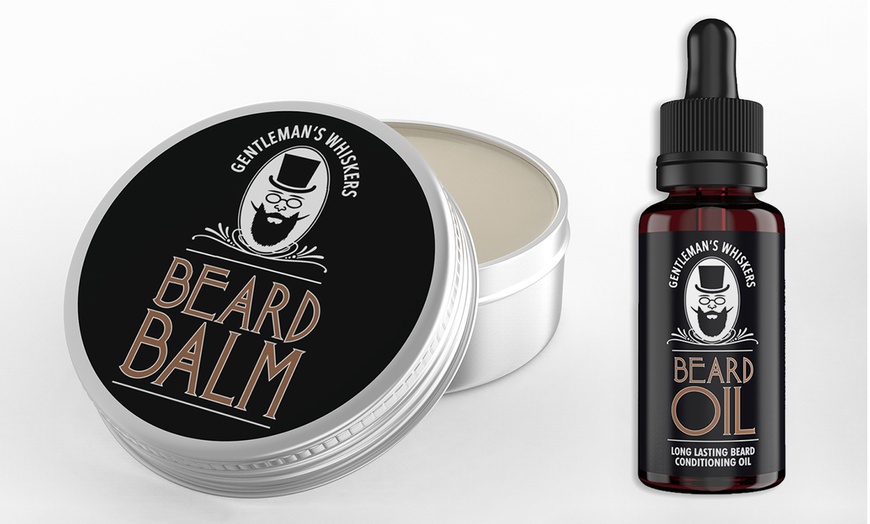 Image 1: Gents' Whiskers Beard Oil or Balm