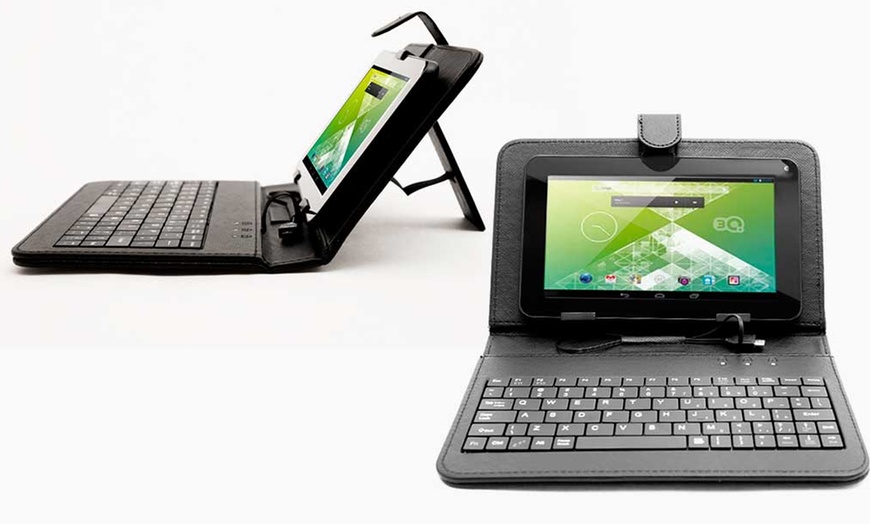 Image 2: 7" Tablet Case with Keyboard