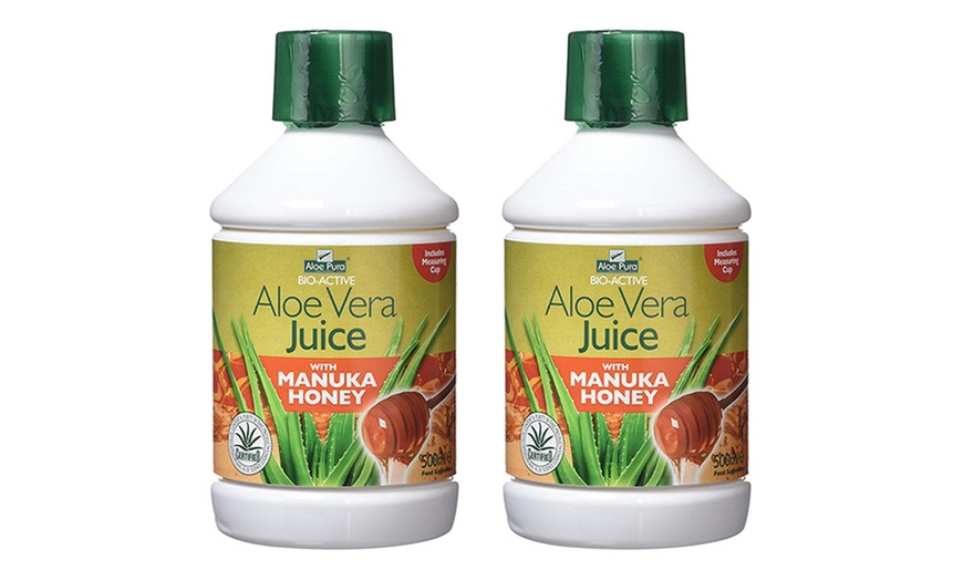 Image 1: Aloe Vera Juice with Manuka Honey