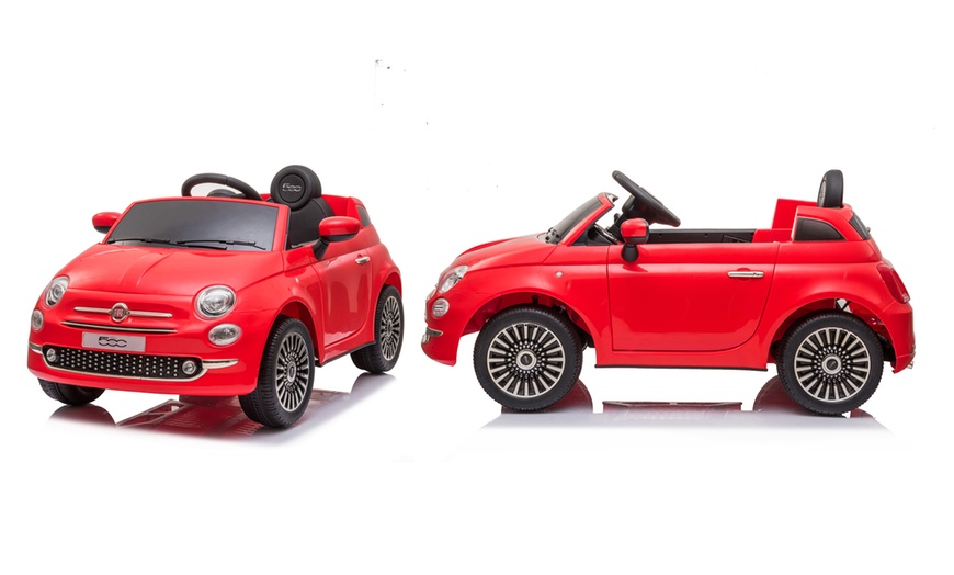 Image 4: Coche eléctrico infantil Fiat 500 de Injusa