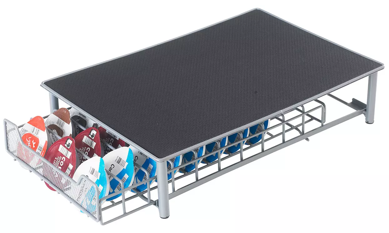 Neo Coffee Machine Stand with Drawer for 60 Tassimo Pods - Image 2