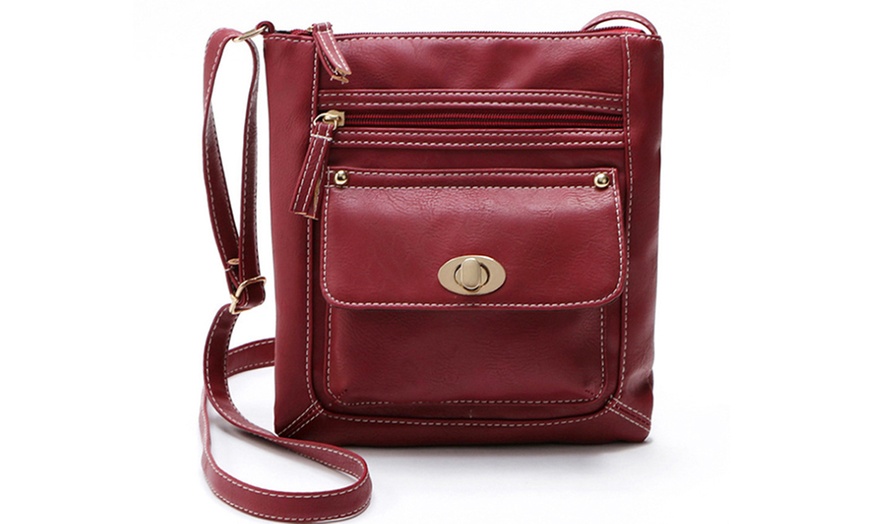 Image 4: One or Two Multifunctional Crossbody Bags with Clasp