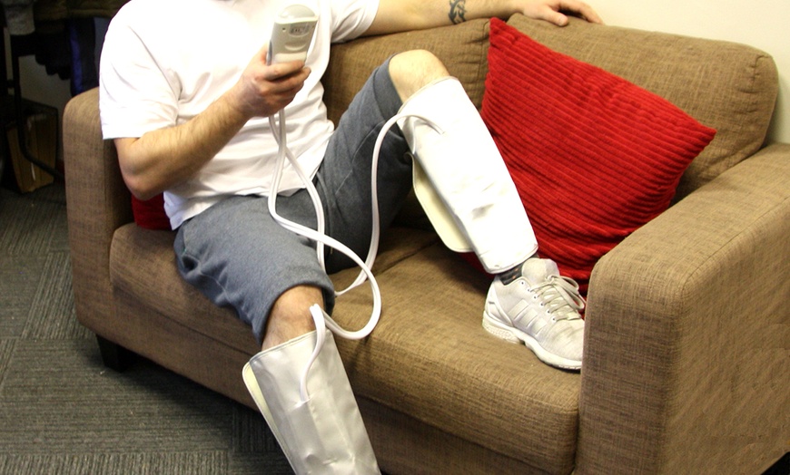 Image 5: Compression Therapy Leg Massager