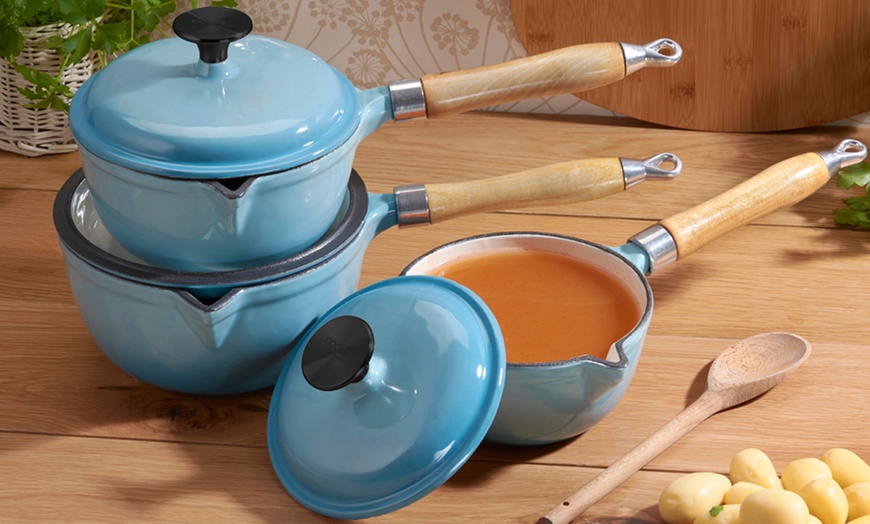 Image 3: Cast Iron Pan Sets