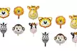 1 o 2 packs de 12 globos de animales - Second Medium