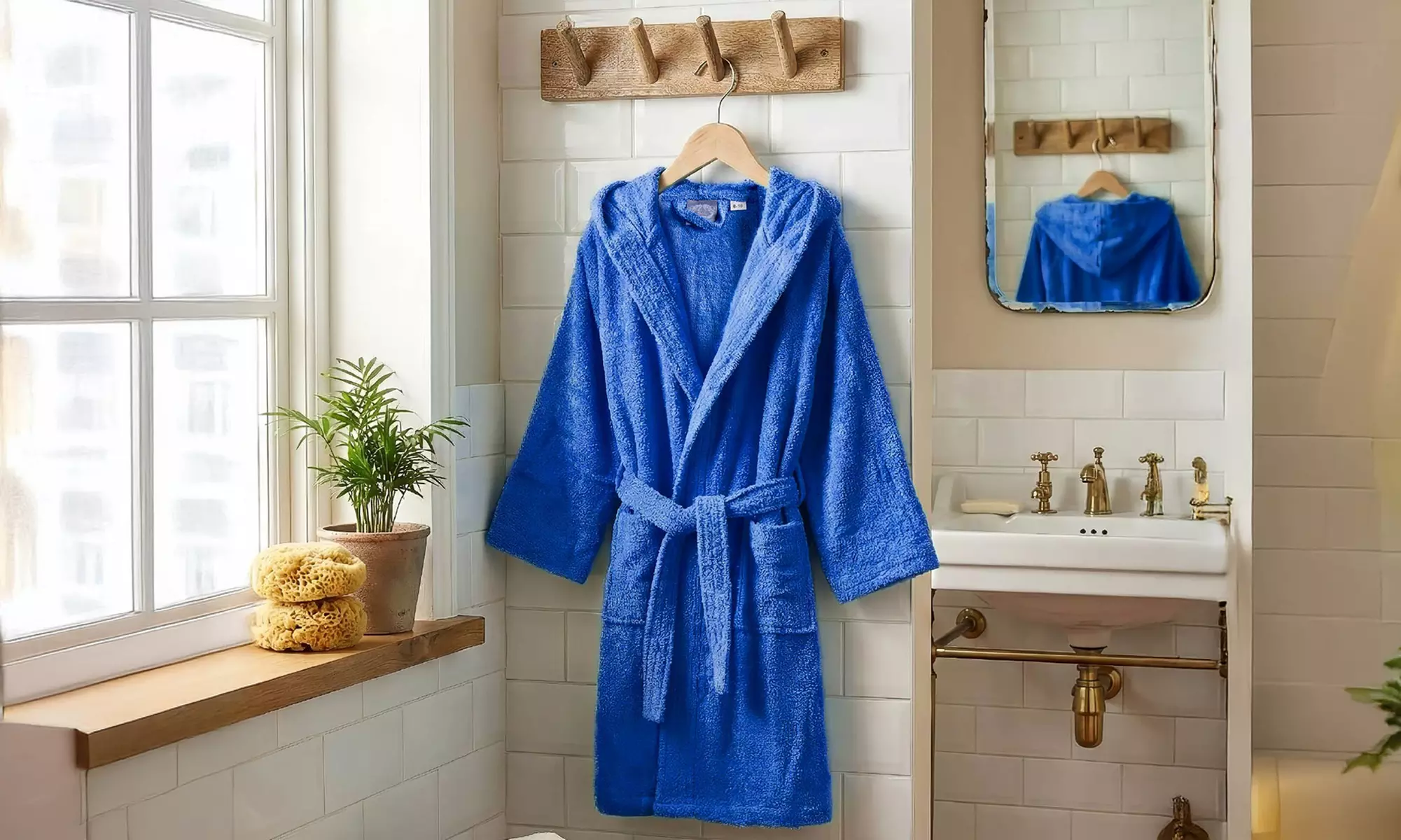 Accappatoio bambino in 100% cotone