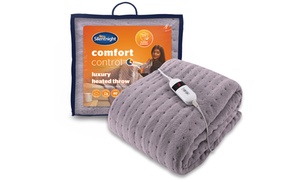 Silentnight Comfort Control Fleece Heated Throw 