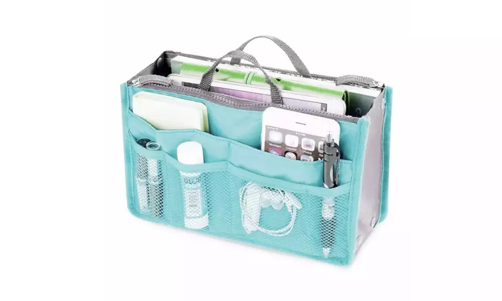 1 o 2 borse organizer da viaggio per cosmetici