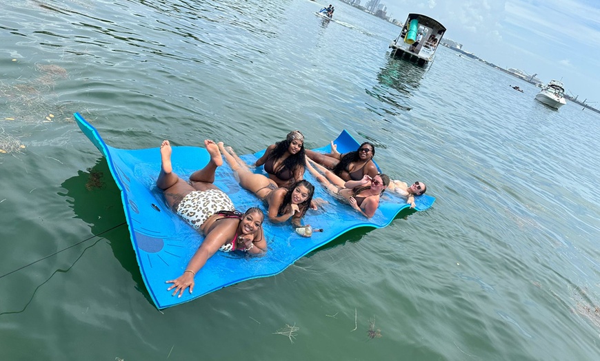 Image 1: Private Miami Boat Rental for up to 10 Guests. Cruise the Coastline!