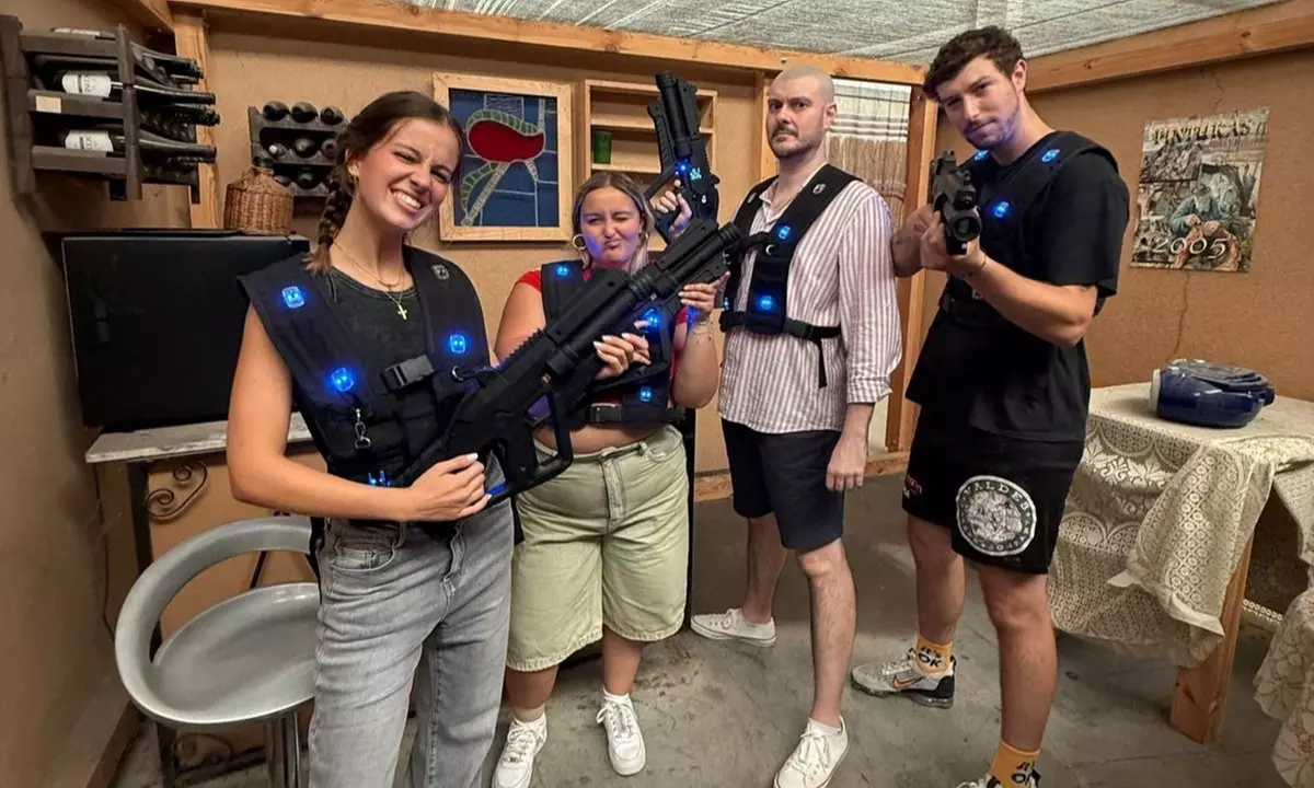 Hasta 120 minutos de juego en Láser Combat para 1 persona