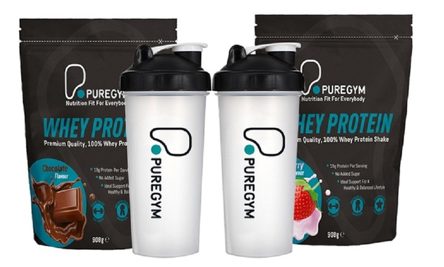 Image 1: PureGym Whey Protein Powder