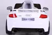 Voiture électrique blanche Audi TTRS pour enfant - Second Medium