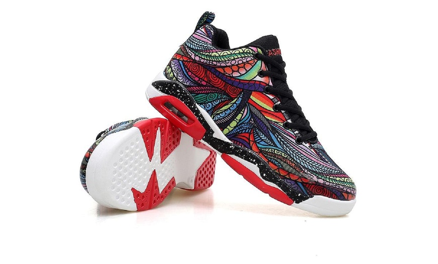 Image 3: Lightweight Patterned Trainers