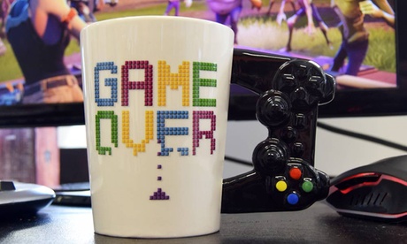 Fino a 5 tazze Game Over a forma di controller PlayStation