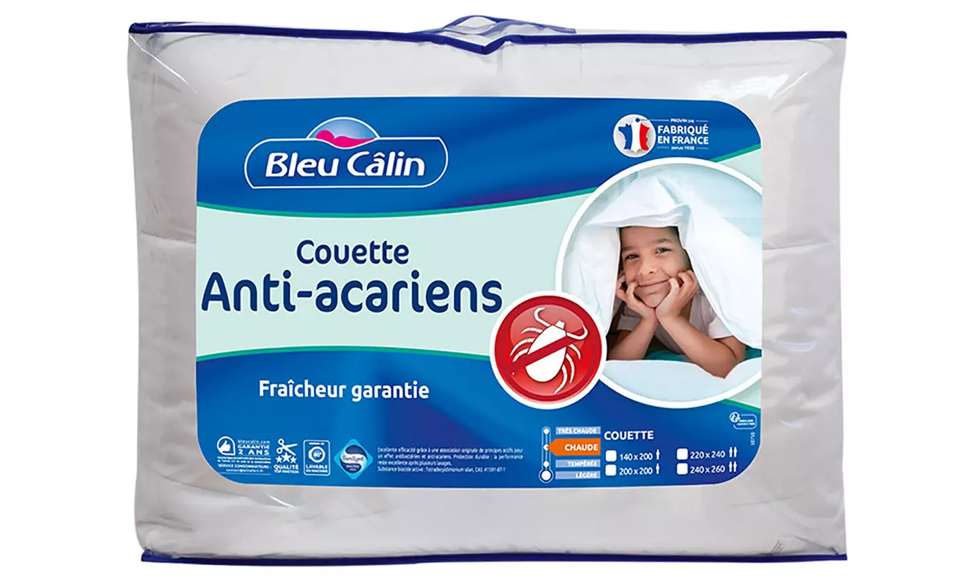 Couette Microfibre Sanitized®, 400gr/m², marque Bleu Câlin - Second Medium