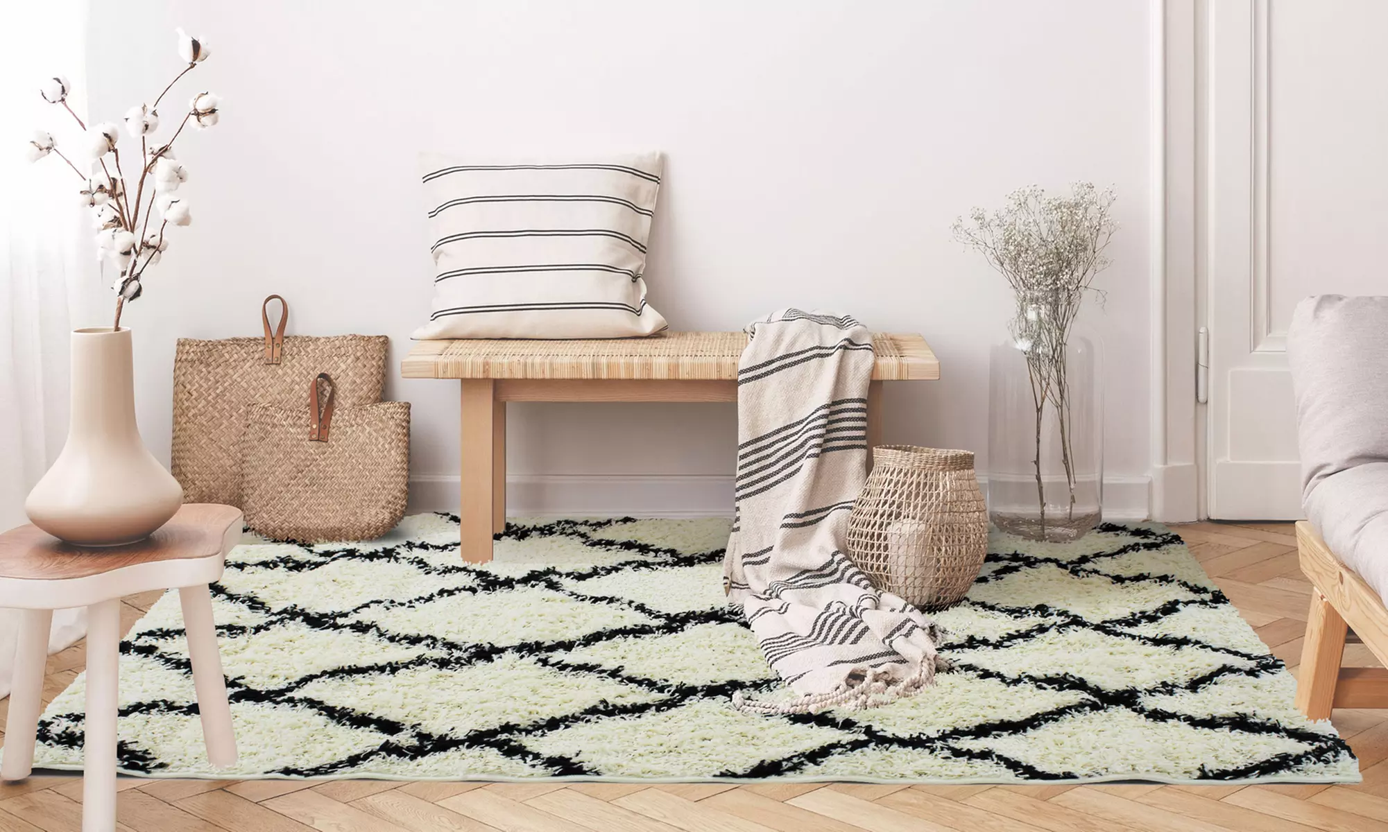 Tapis ethnique inspiration berbère - Primary Image