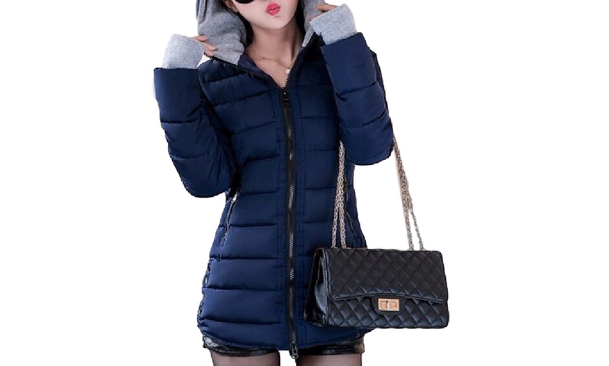 Image 6: Women's Long Padded Coat