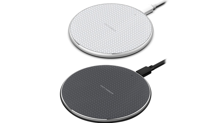 Image 2: One or Two Wireless Charging Pads