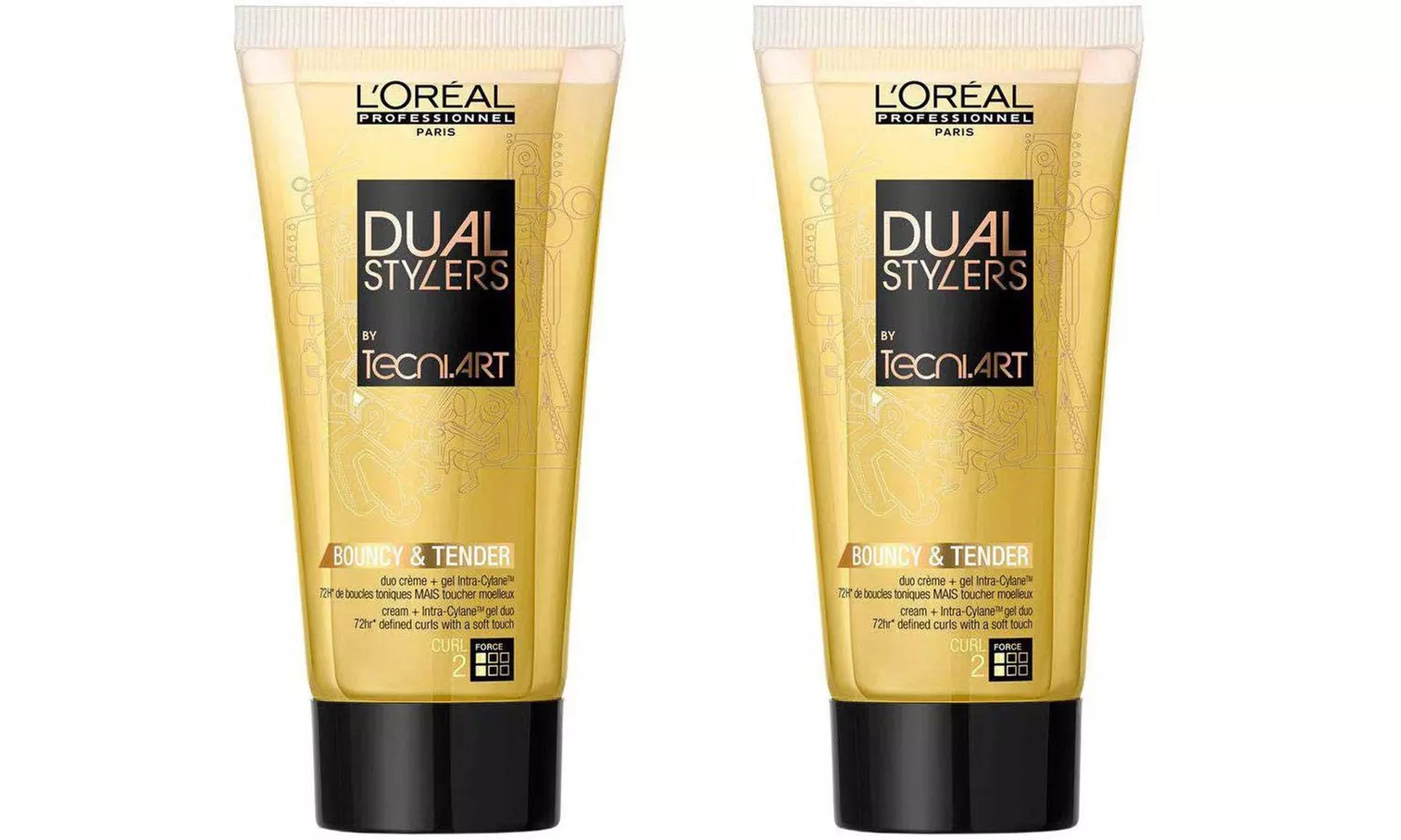 Coffret de 2 gels Bouncy Tender pour cheveux 150ml - Primary Image