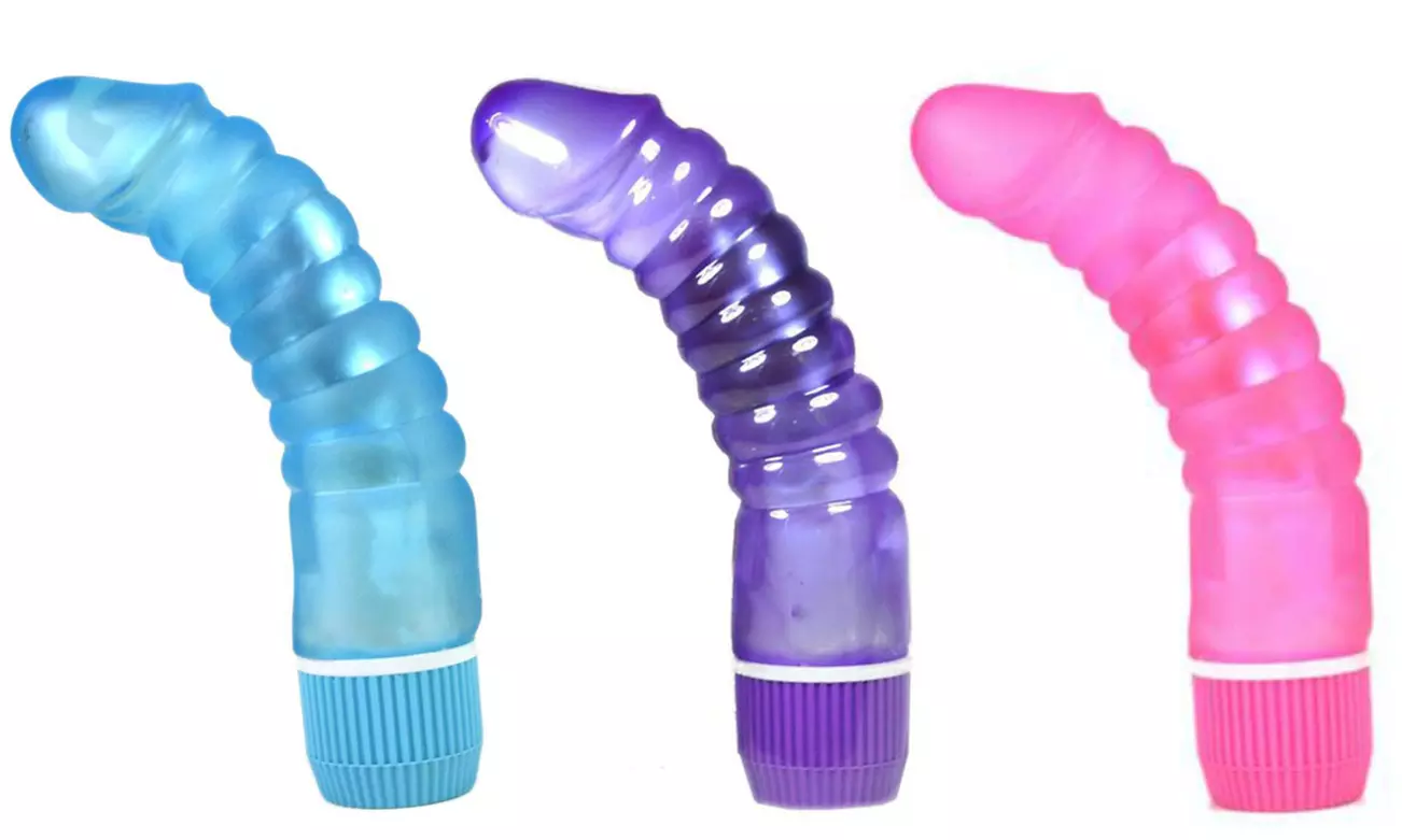 Golden Triangle Silky Stud 7" Vibrator - Primary Image