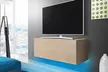 Mueble de televisor Lana de 100, 140 o 200 cm de largo y luz LED - Second Medium
