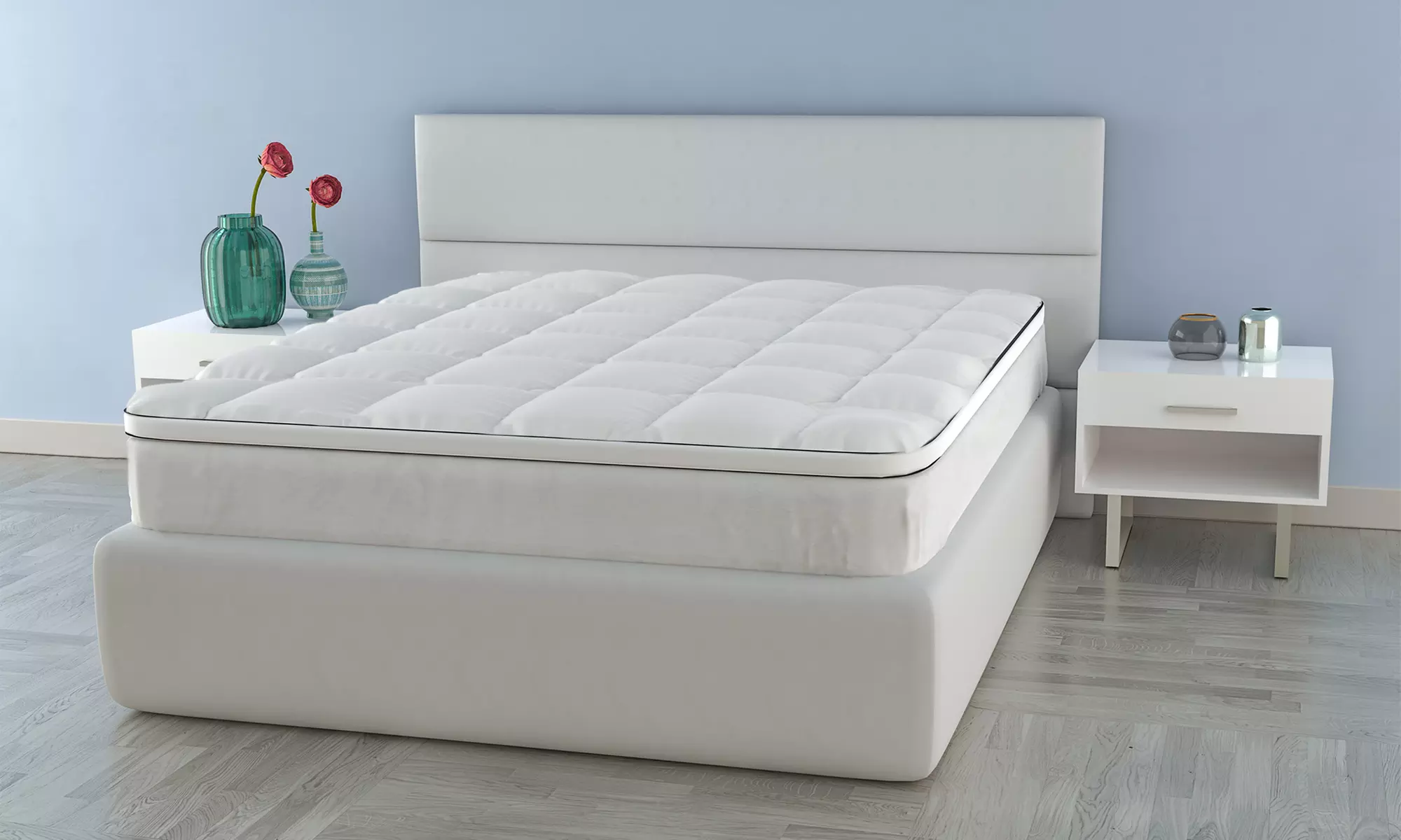 Topper Morfeo Trapuntato Imbottito, disponibile in 2 misure - Primary Image