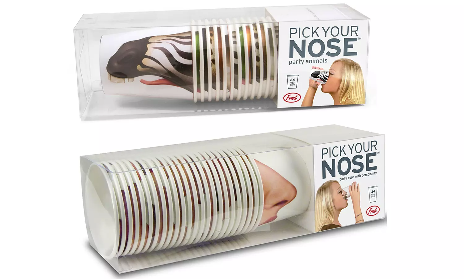 Fred and Friends Pick Your Nose Party Cups (24-Pack) - Primary Image