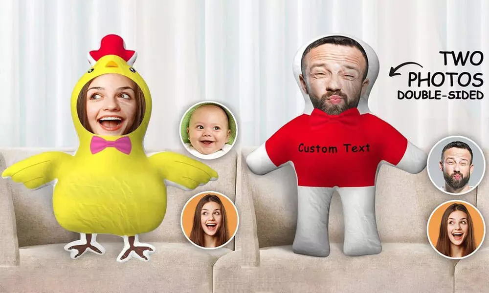 3D-Menschen- oder Tierkissen