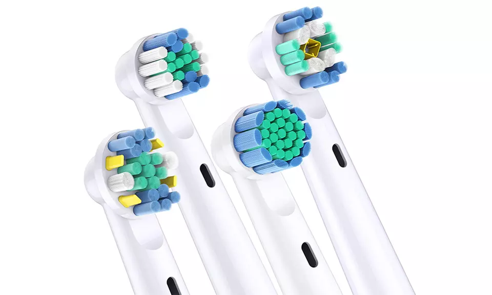 1x oder 2x 16er-Pack Zahnbürstenköpfe, kompatibel mit elektrischen Zahnbürsten von Oral B - Second Medium