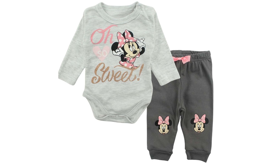 Image 9: Ensemble Minnie Mouse avec pantalon et haut 