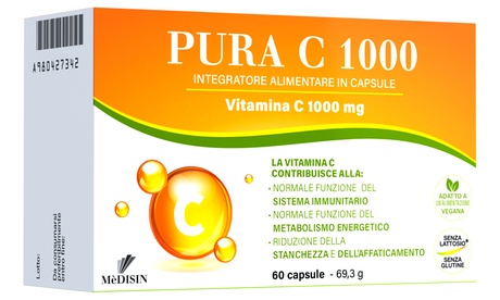 Fino a 300 capsule di vitamina C Medisin, per rafforzare il sistema immunitario