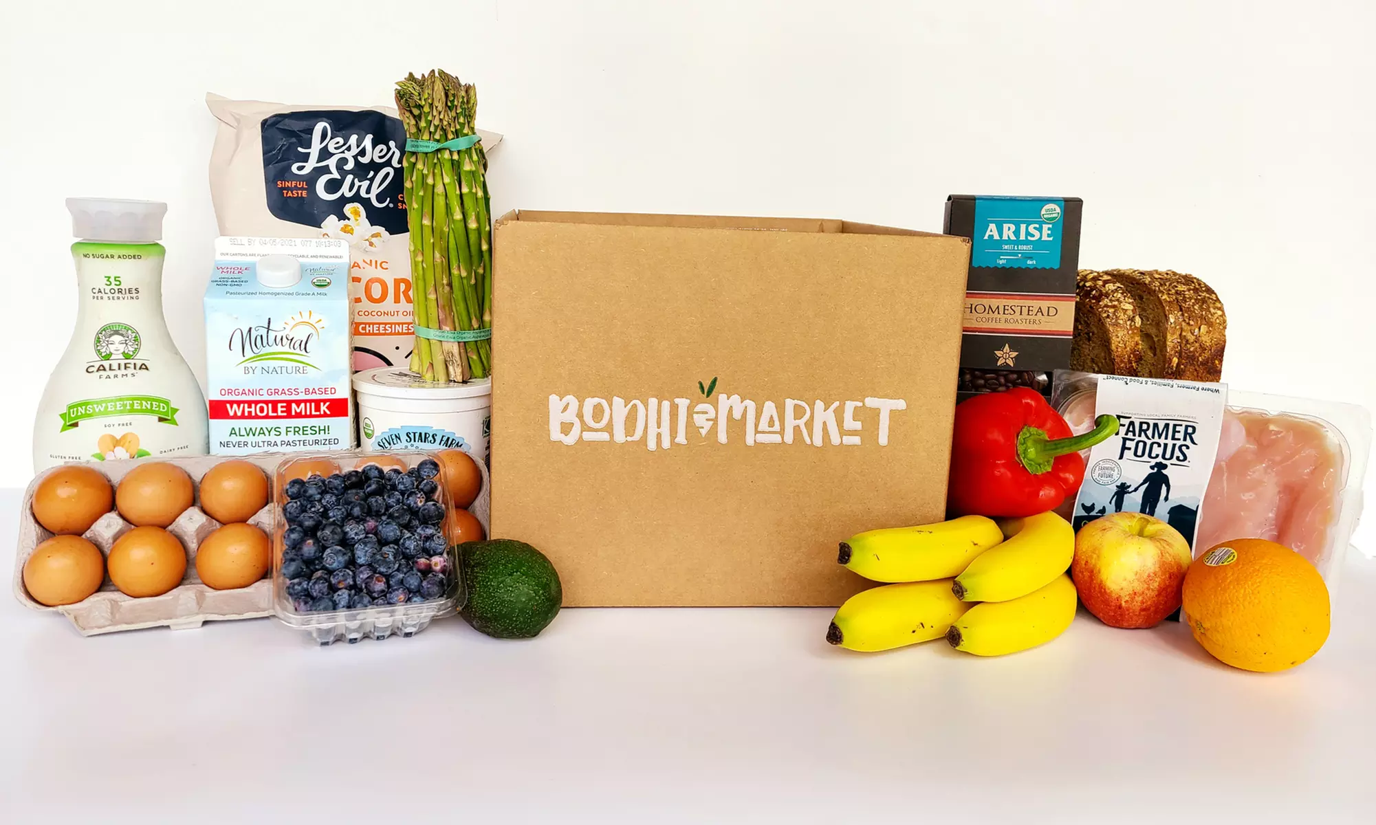$19 for Box of Organic Produce with Fruits & Vegetables from Bodhi Market ($35 Value) - Primary Image
