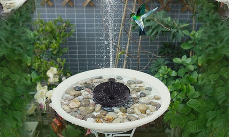 1 o 2 mini fontane d'acqua ad energia solare