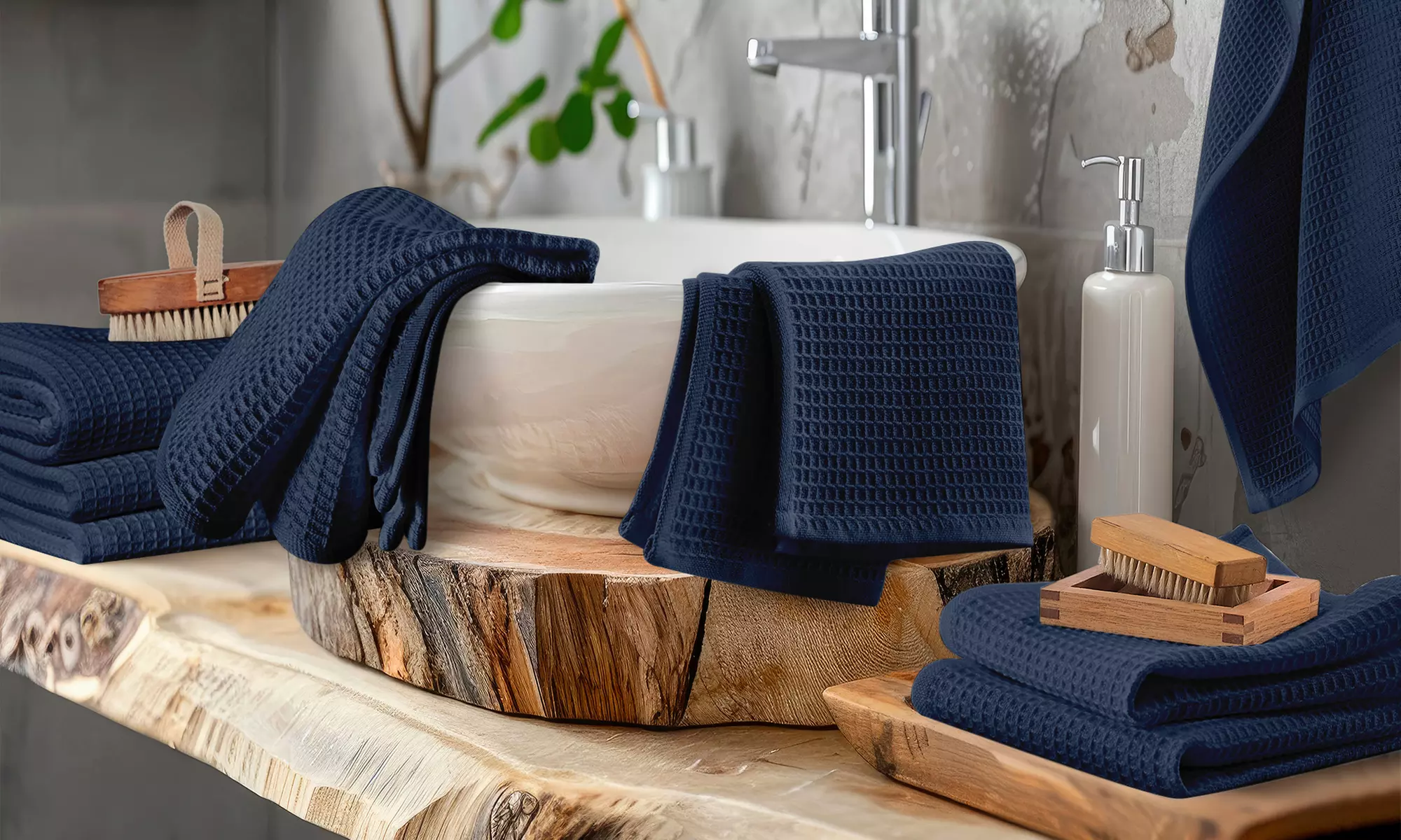 5er-Set Handtücher aus Baumwolle