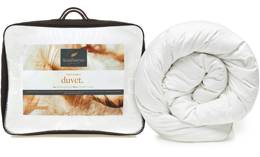 Image 5: 10.5 Tog Duck Feather Duvet  