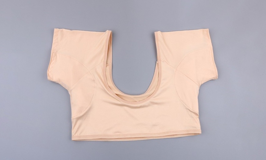 Image 8: Women's Breathable Armpit Underarm Sweat Pads Vest