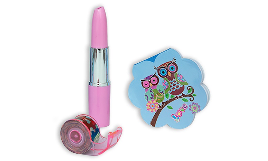 Image 12: Kandy Toys Owl Stationery Bundle