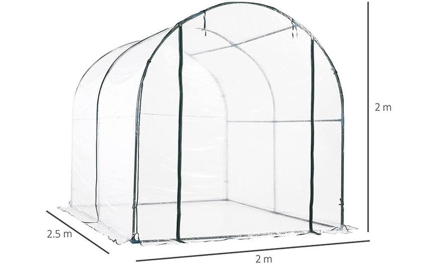 Image 14: Outsunny Greenhouse