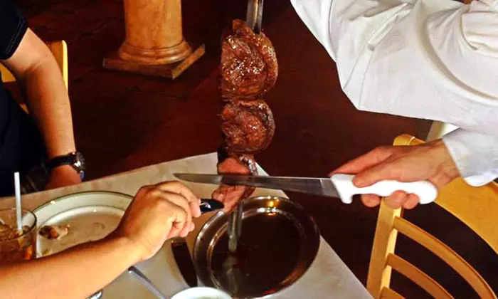 All-You-Can-Eat Dinner with wine for Two or Four at Bertolucci Brazilian Steakhouse (Up to 41% Off)  - Primary Image