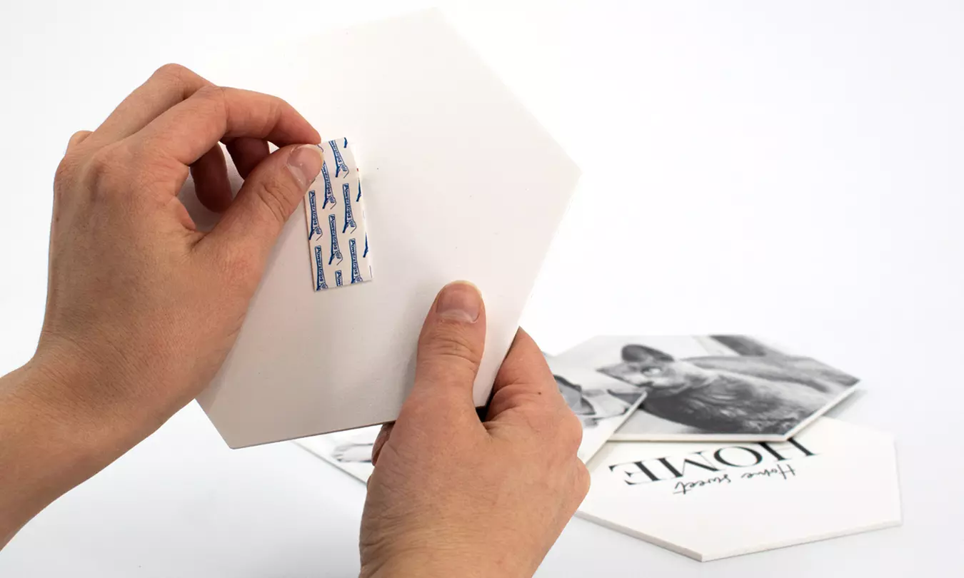 Muchopix hexagone, taille au choix, sur Hellodeco