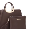 Image 7: DS COLLECTION Grace Fashion Briefcase Satchel with Matching Pouch